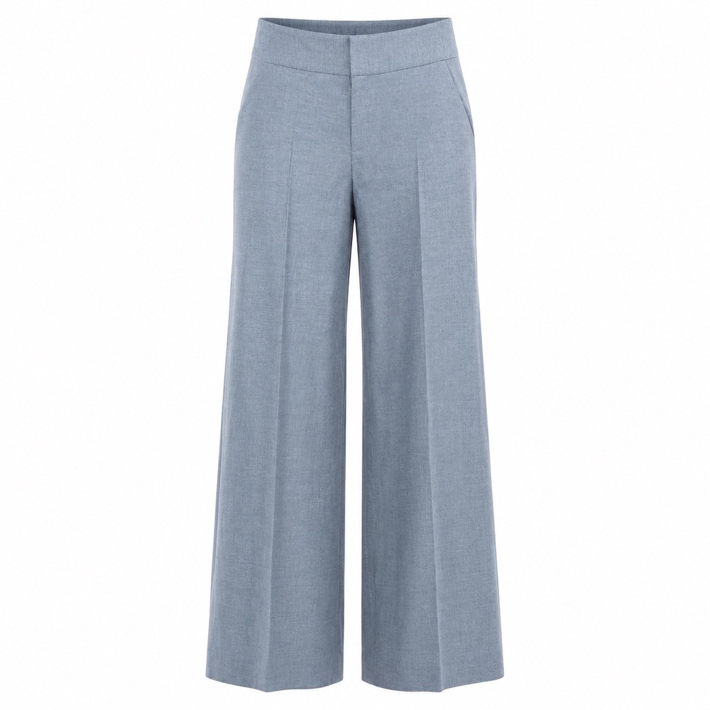 Banana Republic Trousers 8 Cotton Wide Leg Office Professional Corporate Chic